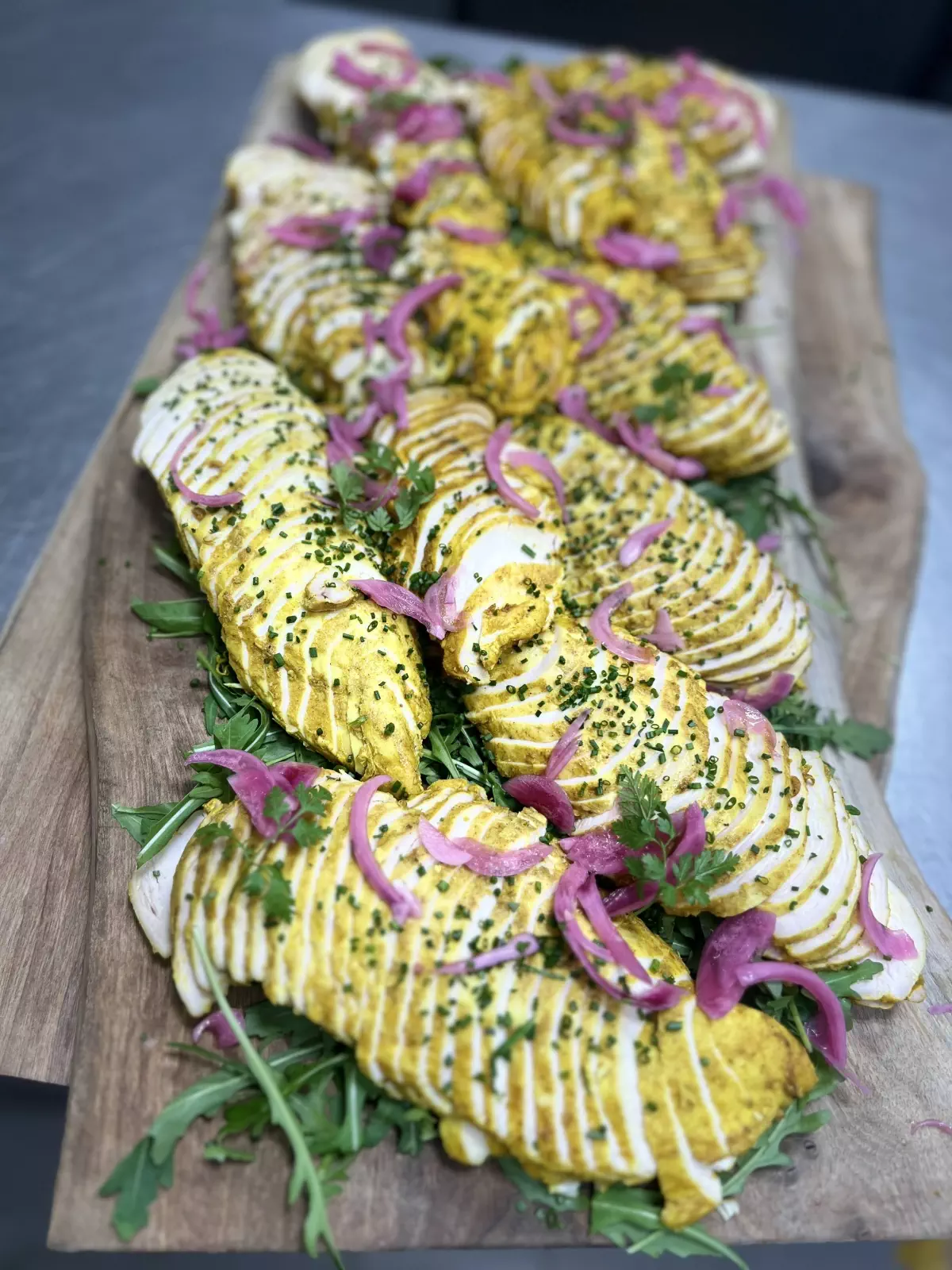 Plancha de poulet émincé  