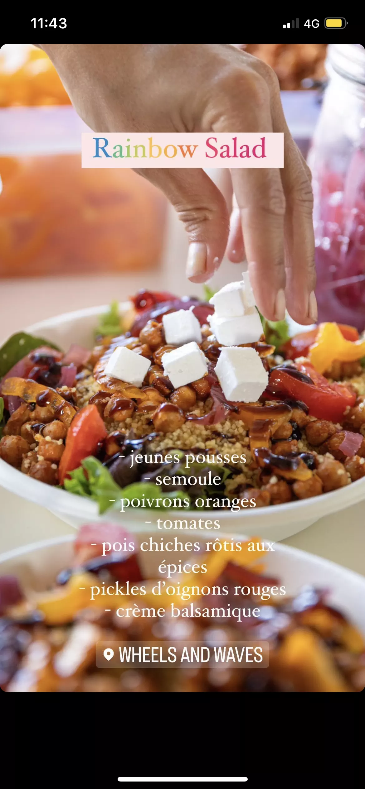 Rainbow salad sur vos évènements publics