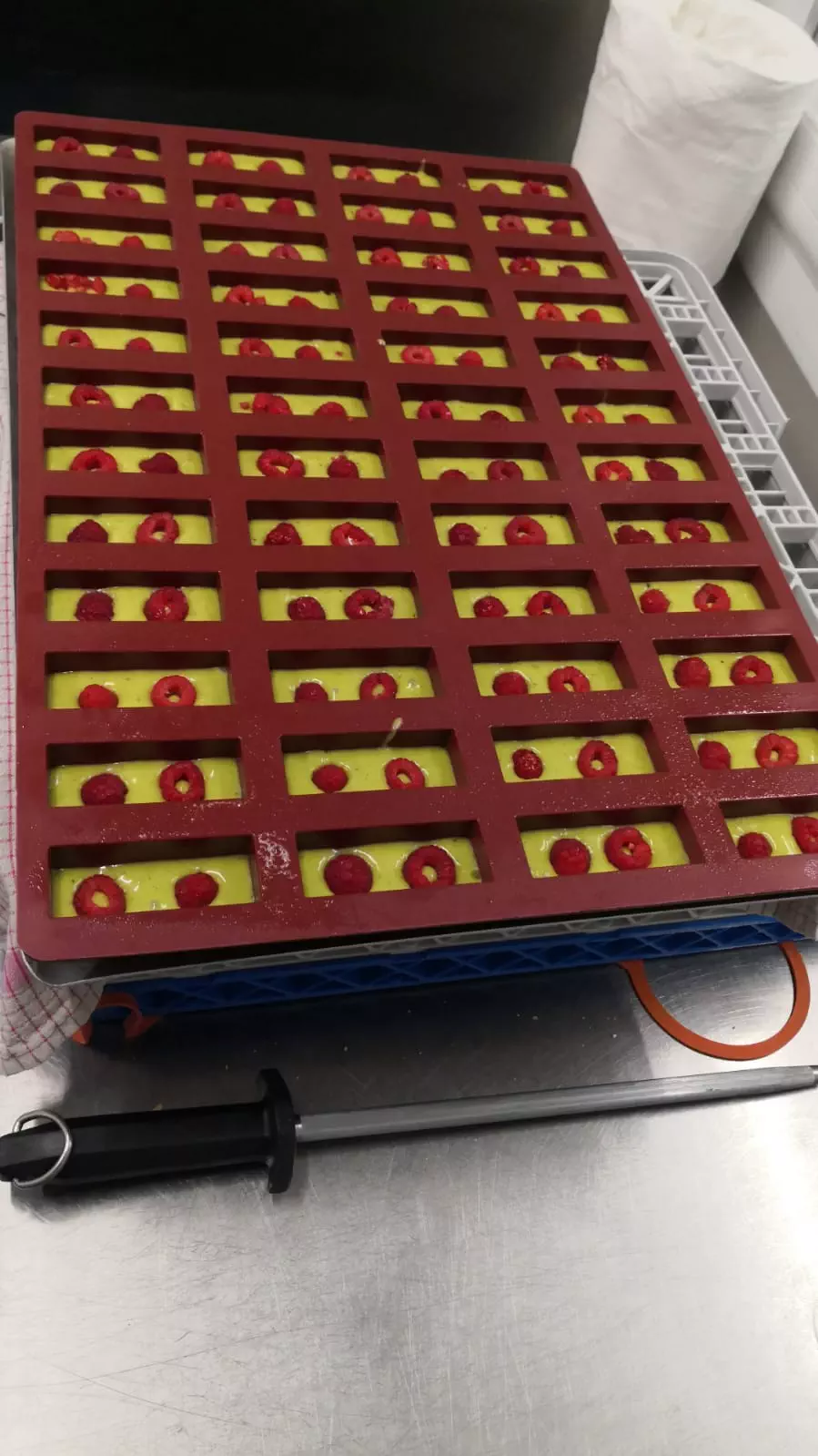 Cake en cours de prépartion.