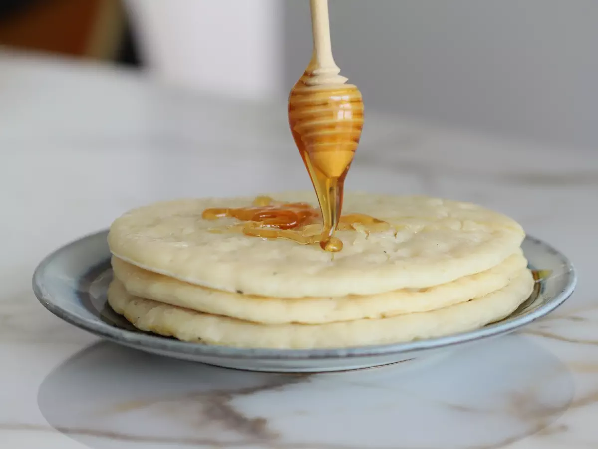 Crêpes mille trous fleur d'oranger
