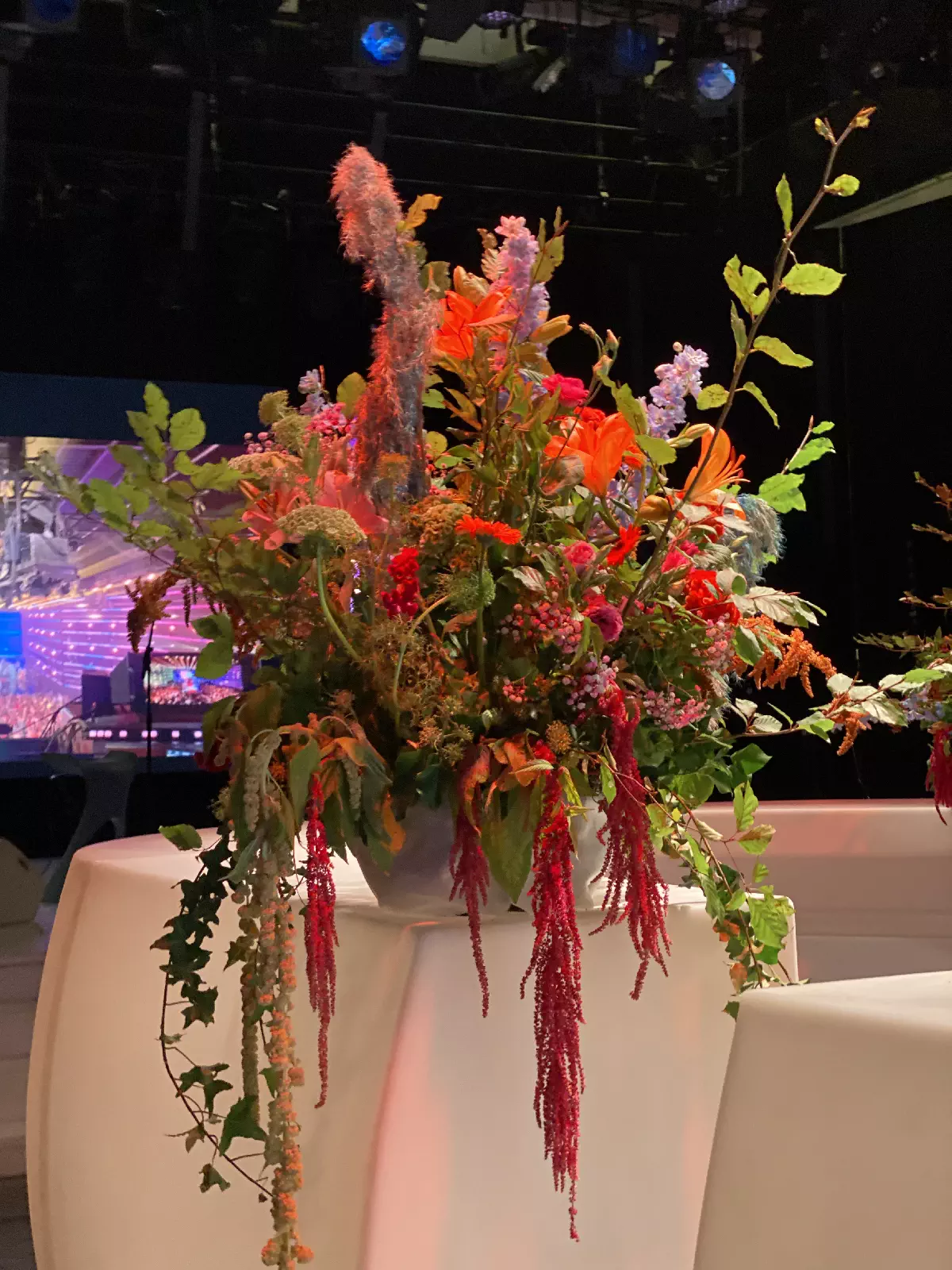 Motif de buffet écoresponsable coloré