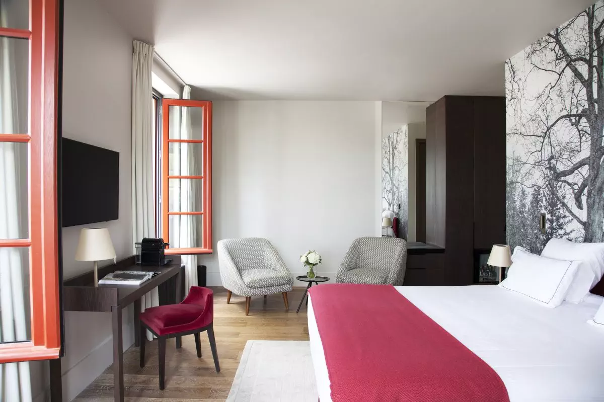 Junior suite vue château