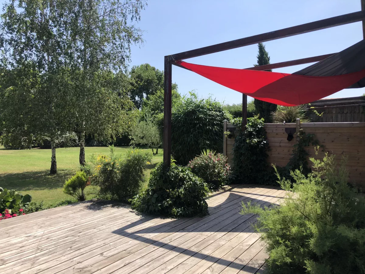 terrasse côté prairie