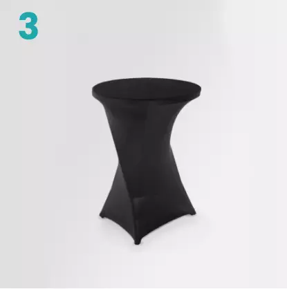 Mange debout pliant housse noire