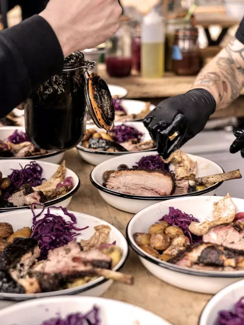 Plats du Menu Fumoir urbain