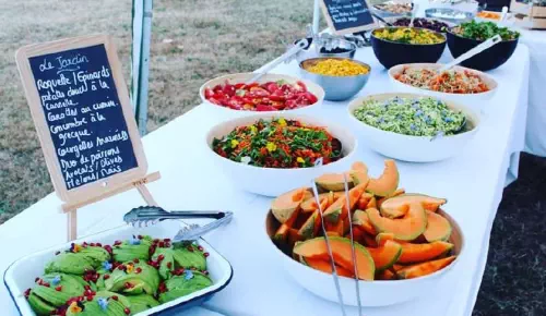 Menu bar à salade à composer