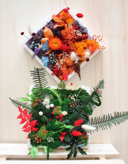 Atelier cadre végétal