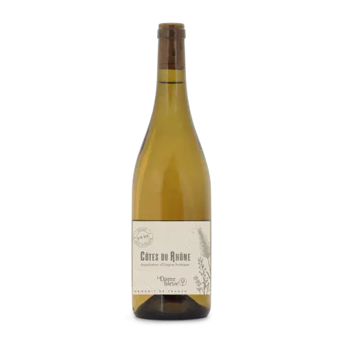 AOP Côtes du Rhône blanc bio La Dame Bleue 2021