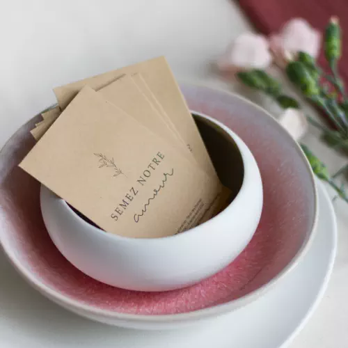 Sachets de graines "Semez notre amour"  Nature