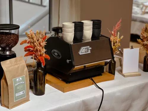 Accueil café avec service barista