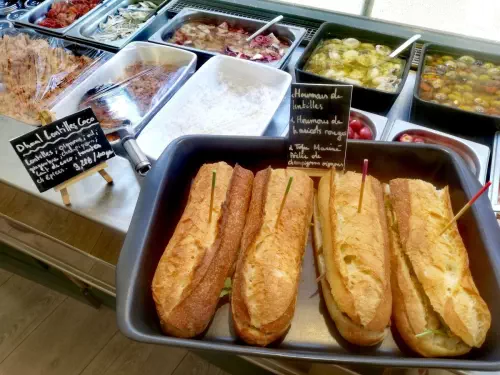 Menus sandwichs