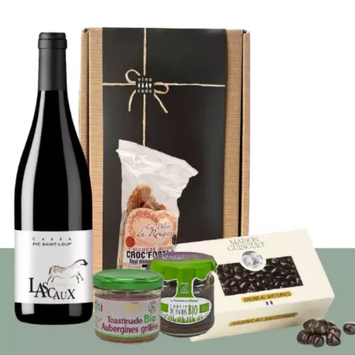 Coffrets cadeaux végétariens & vins bio