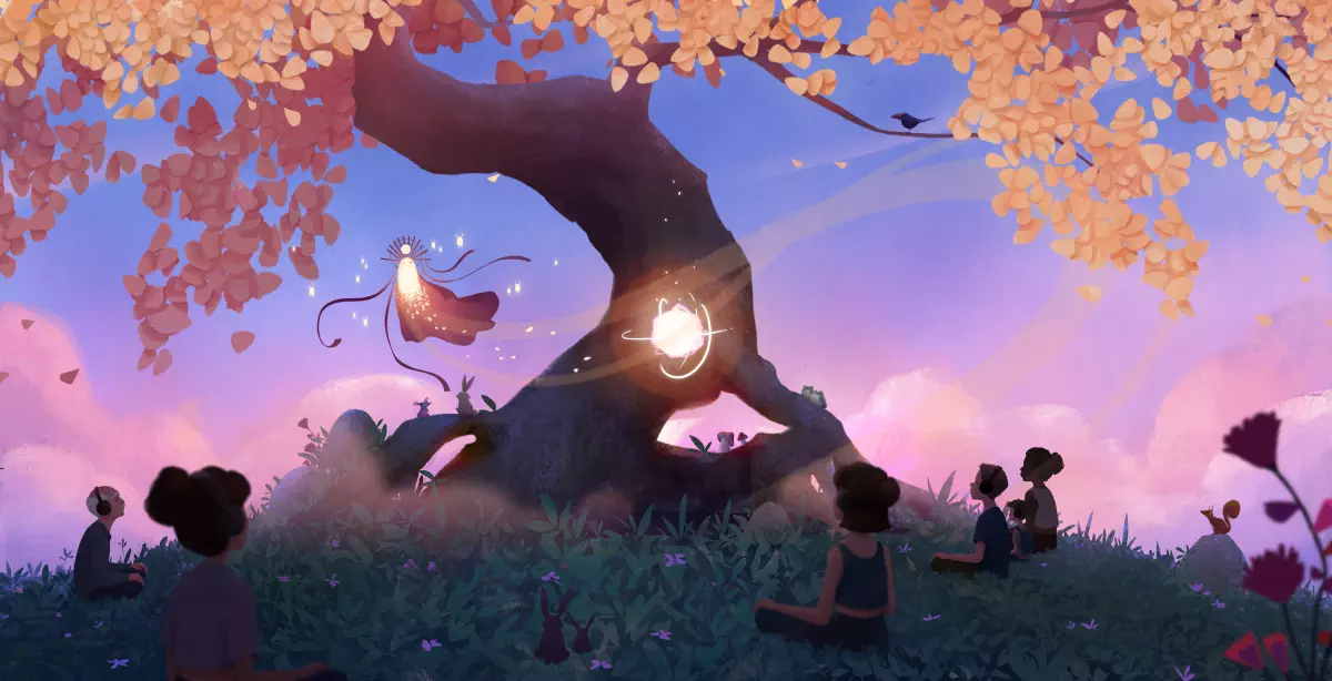 L'univers de l'Arbre-Soleil pour Onyo - crédit Margaux Peltat