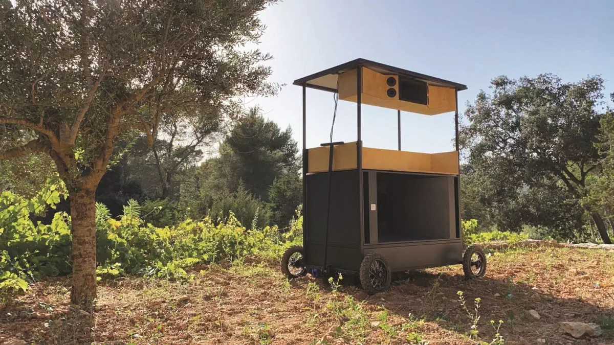 Pikip Booth en extérieur