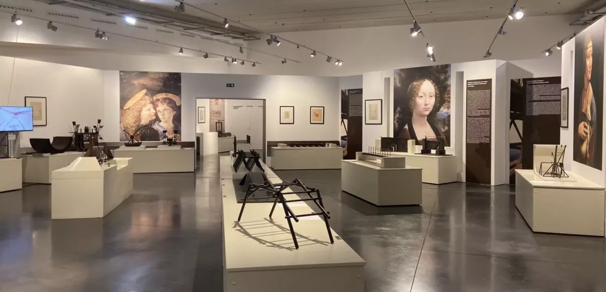 Photo de l'exposition temporaire "Da Vinci - Les inventions d'un génie"