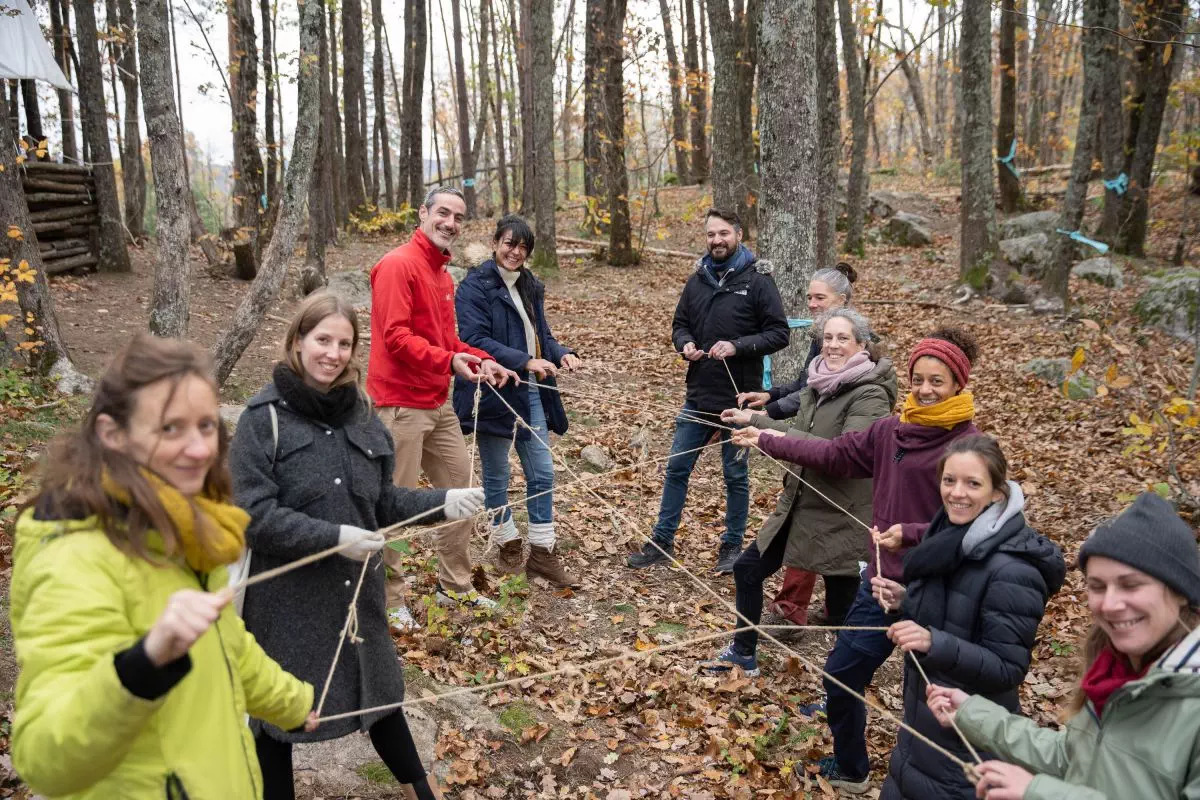 Des jeux coopératifs en pleine nature et par toutes saisons