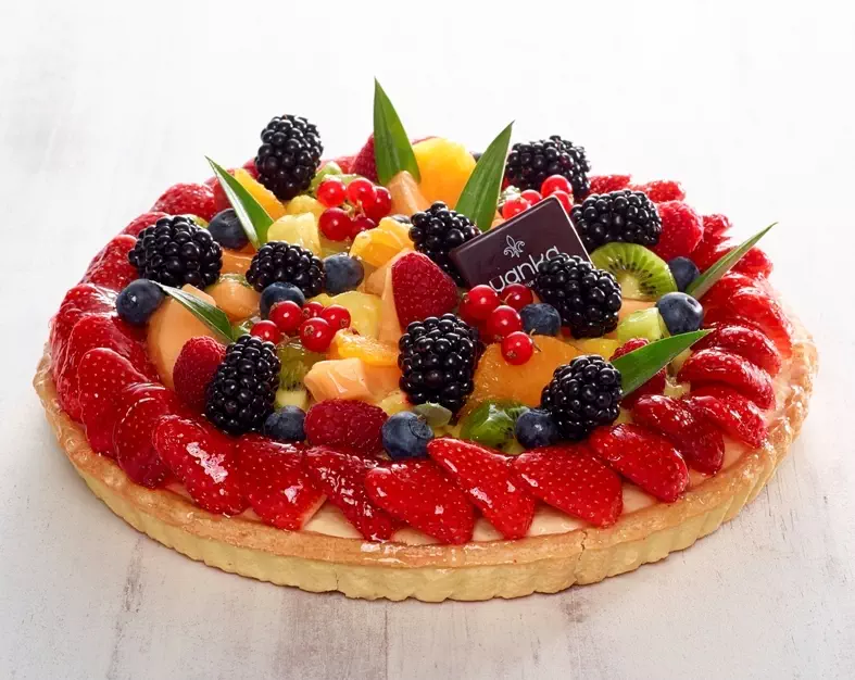 La Tarte saisonnière - Tarte qui se décline au fil des saisons avec des fruits frais du moment.