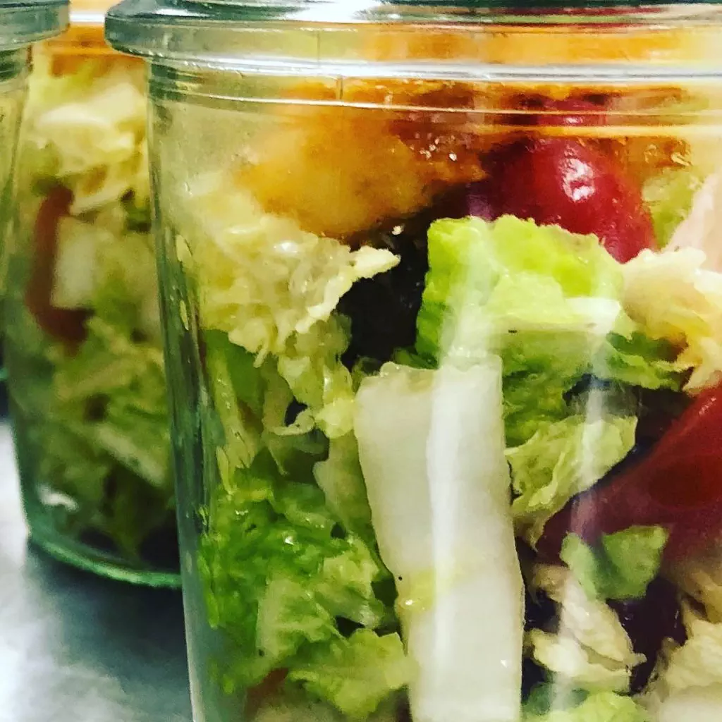 Salade façon César.