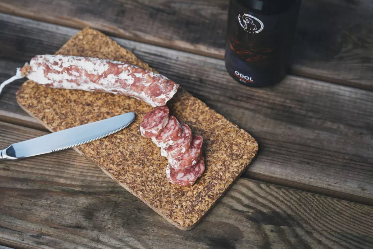 Planche et saucisson