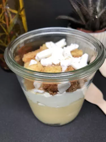 Tarte au citron méringuée.