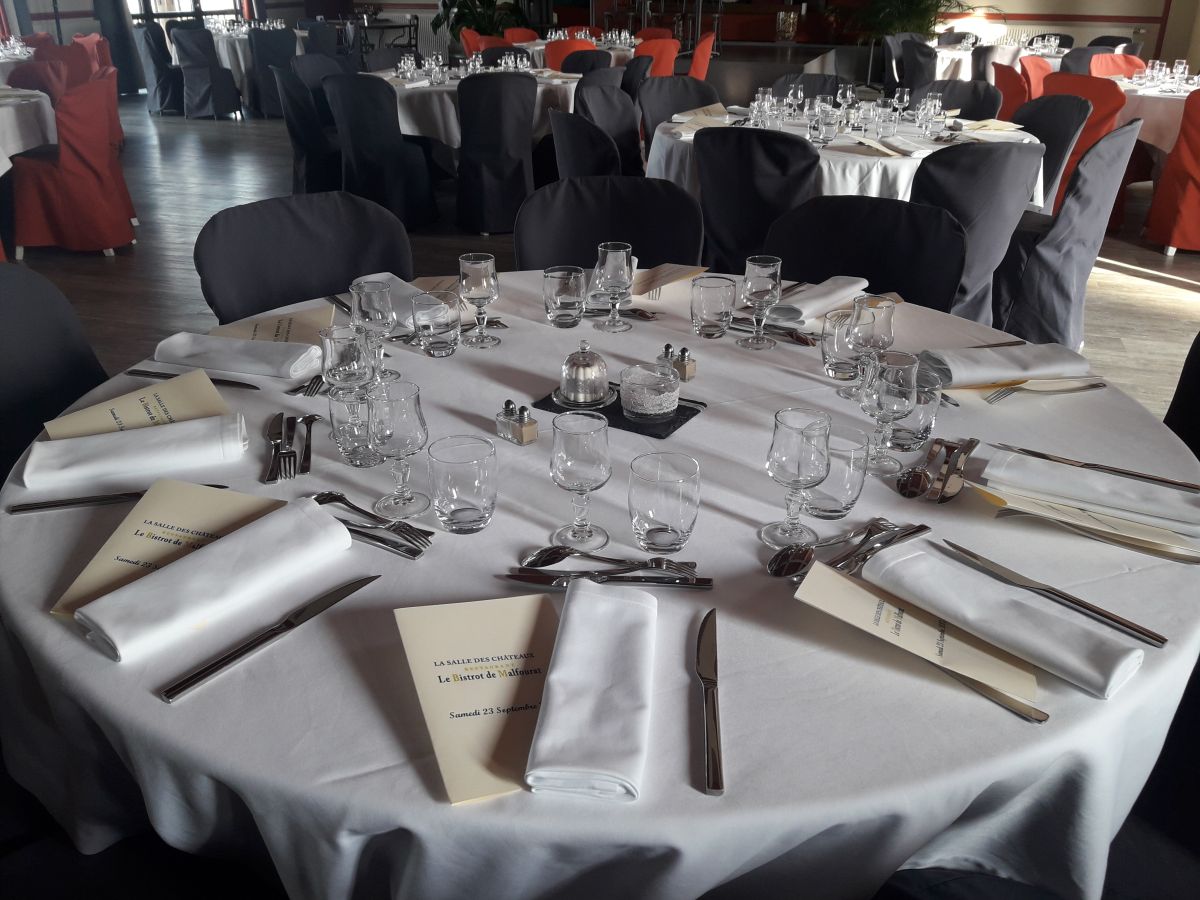 Table salle de réception