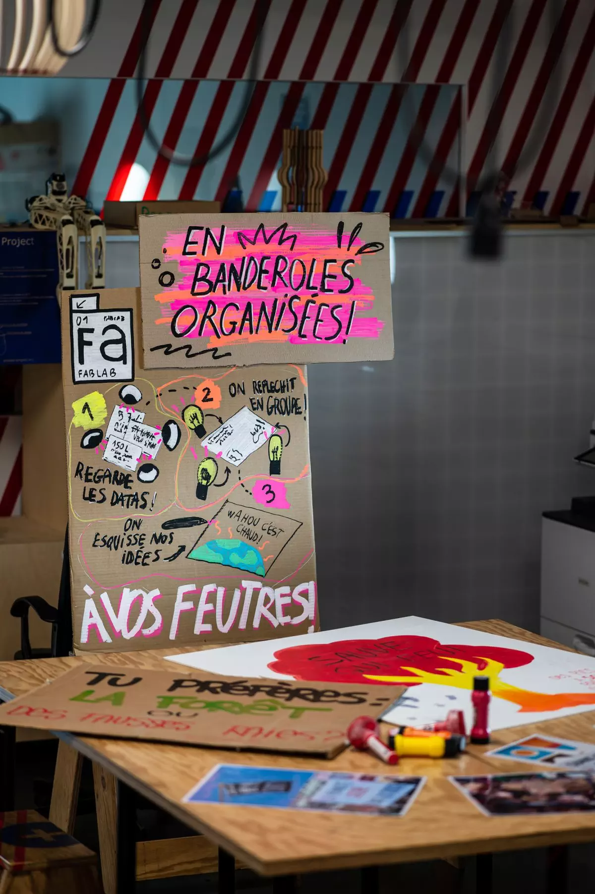 Team Building : Banderoles organisées
