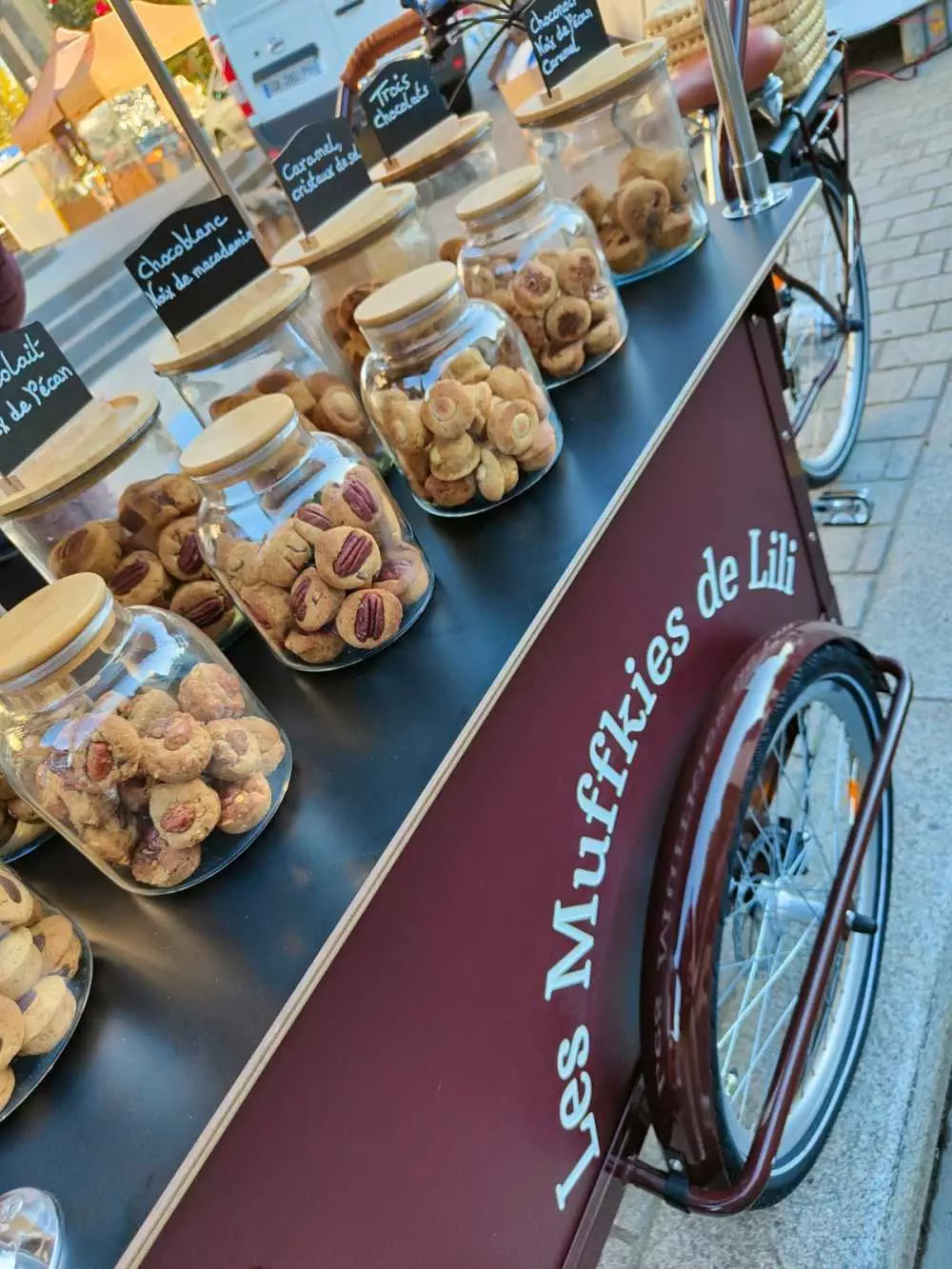 Mes Muffkies sur mon triporteur