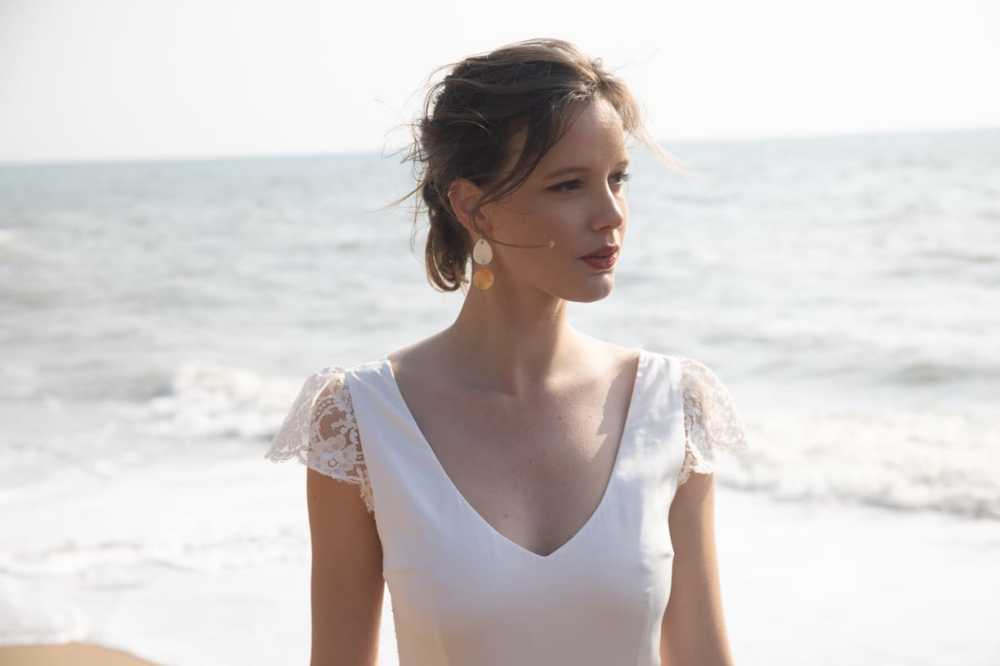 Robe de mariée Sauvignon décolleté V