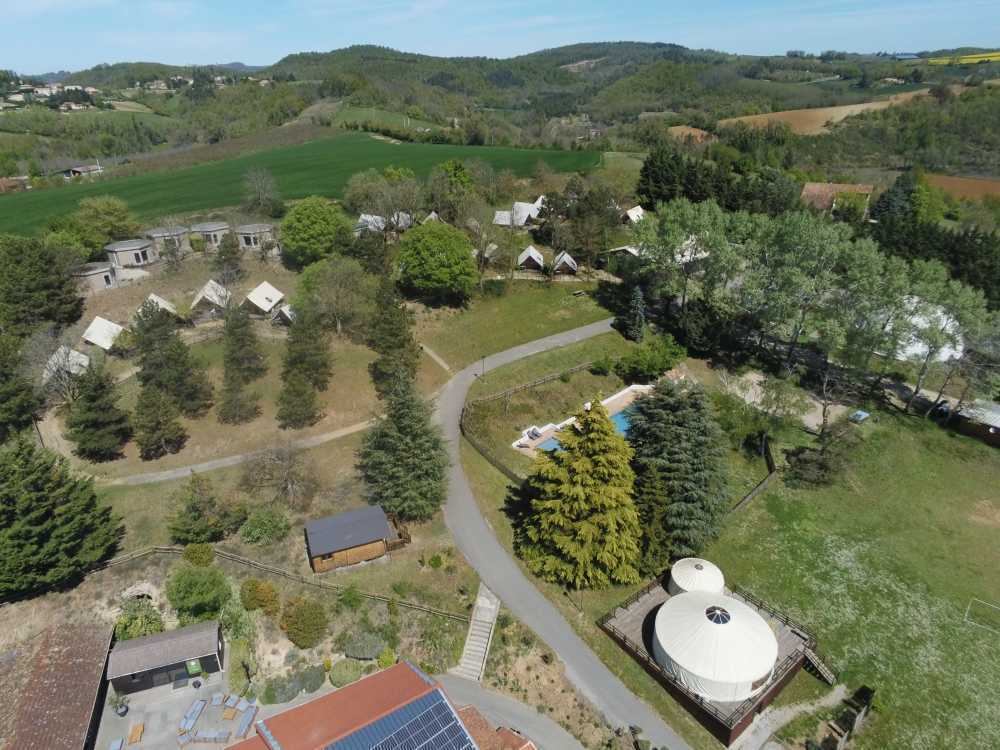 Vue aérienne du Domaine