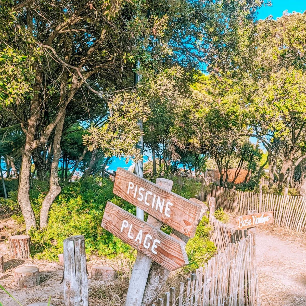 Domaine arboré en bord de mer
