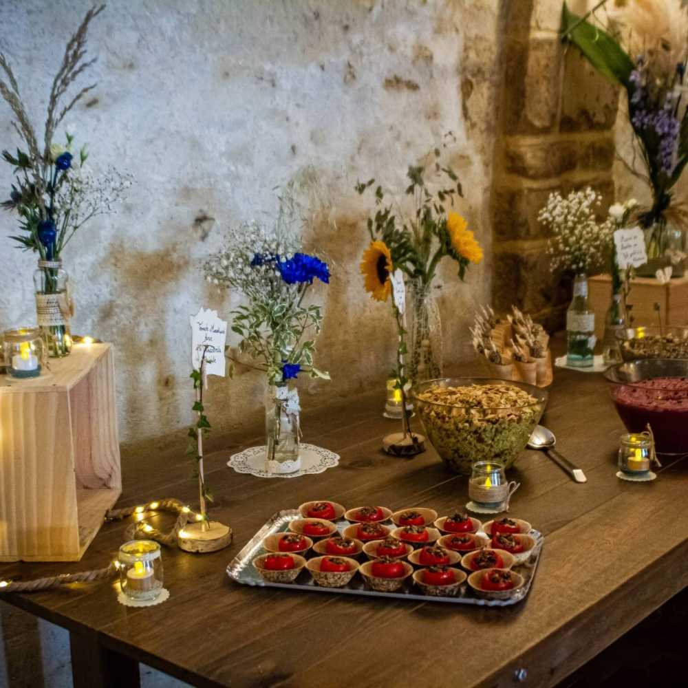 Veg'eat c'est aussi la réalisation de buffet d'exception