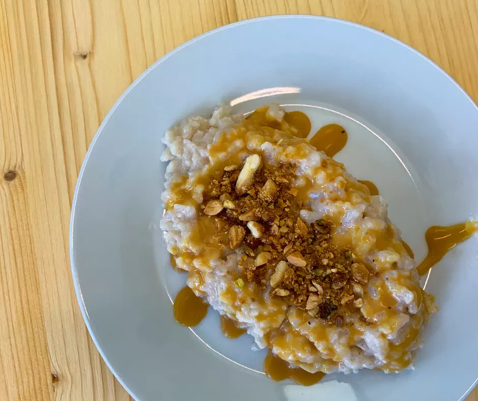 Riz de Camargue au lait d’amandes