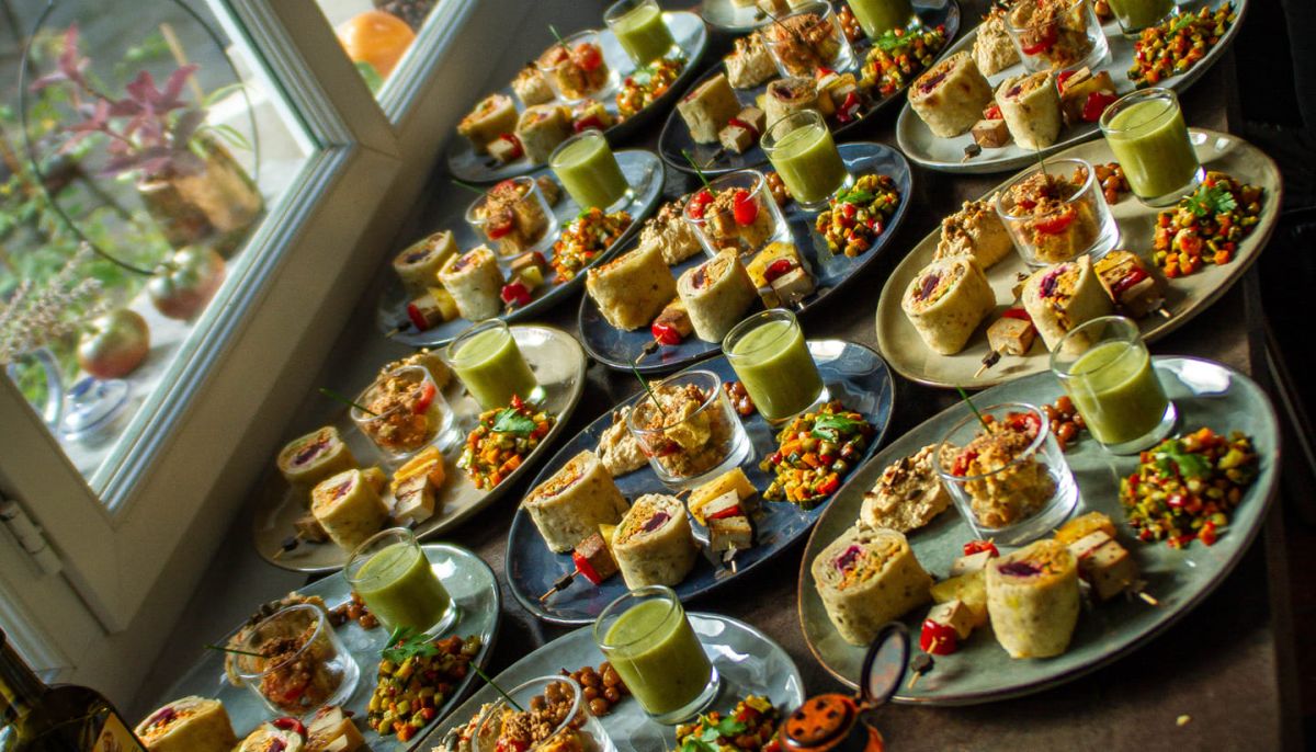 Cocktail végétarien et gourmand