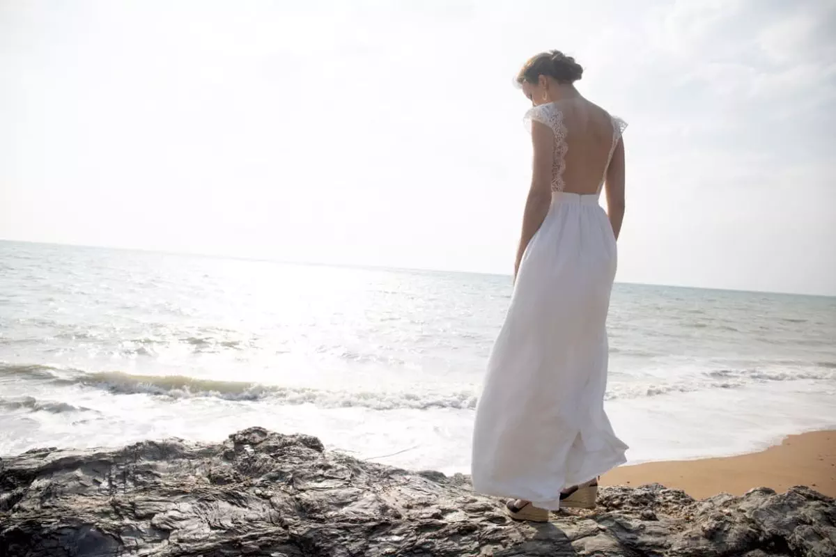 Robe de mariée Tariquet esprit bohème