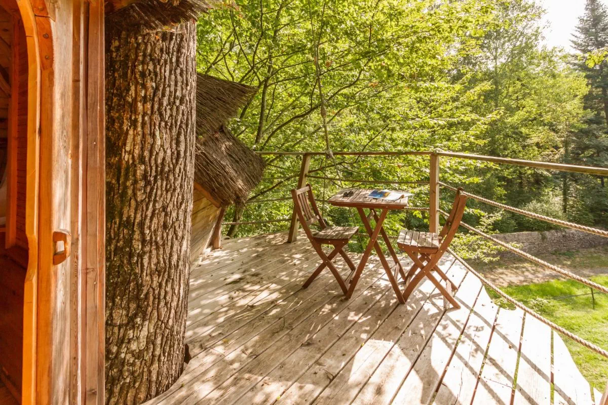 Terrasse cabane