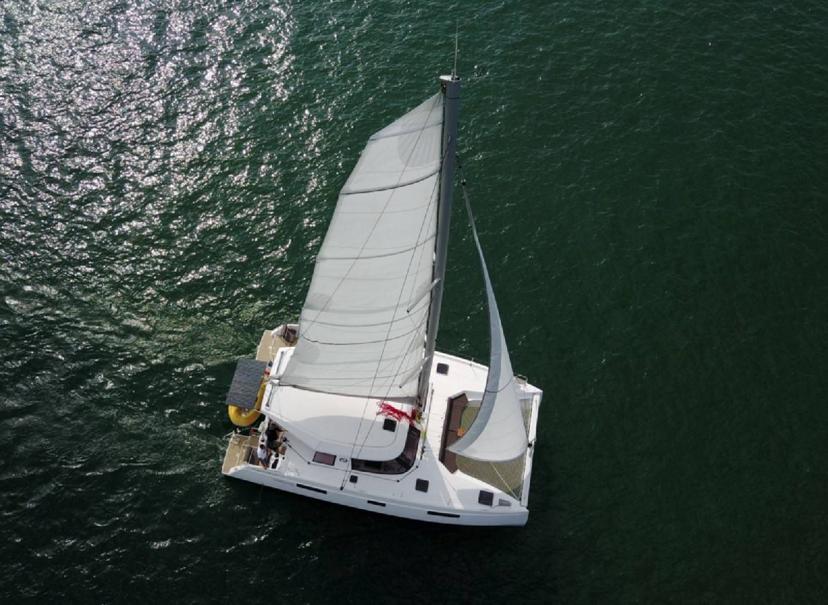 catamaran sortie en mer