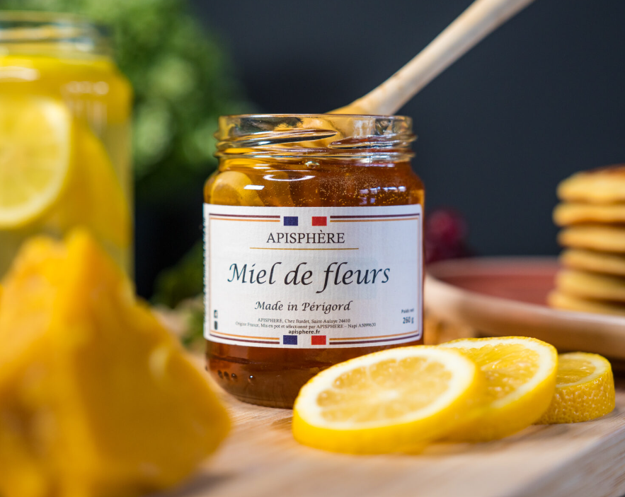 box cadeau d'invité miel