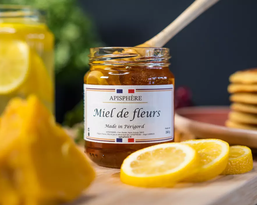 box cadeau d'invité miel