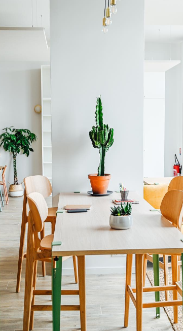Espace pause table haute