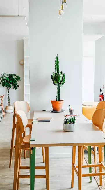 Espace pause table haute