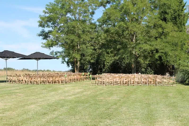 Cérémonie en plein air