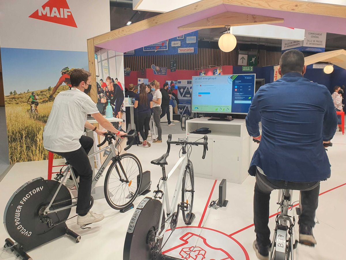 Cyclo Power Factory au salon de l'éducation