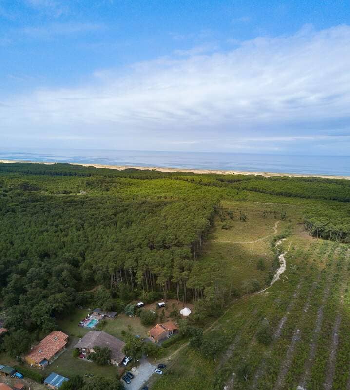 Le domaine vu du ciel