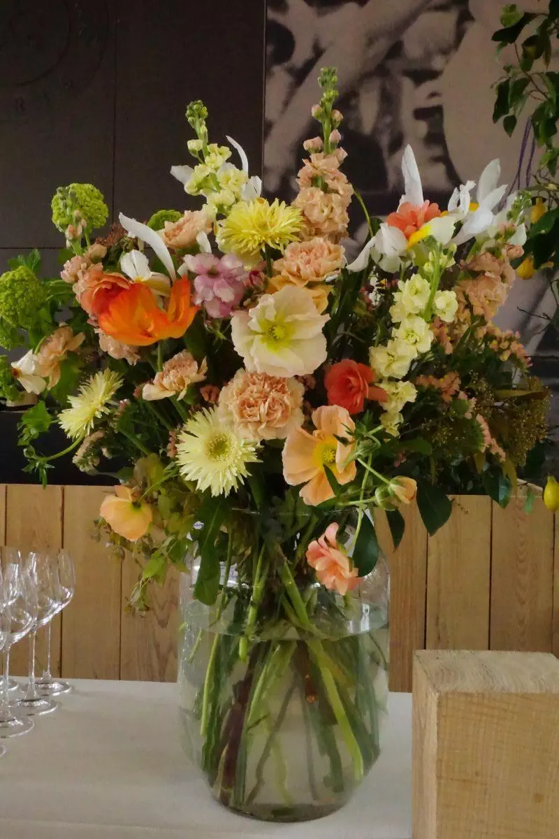 Motif de buffet écoresponsable printanier
