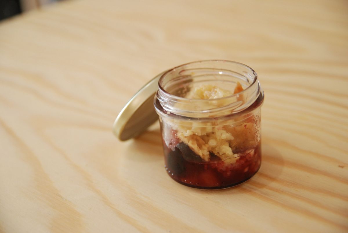 Verrine de crumble