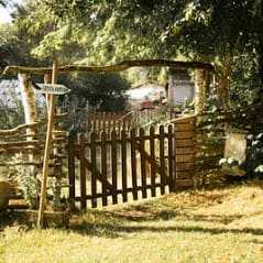 L'entrée du jardin