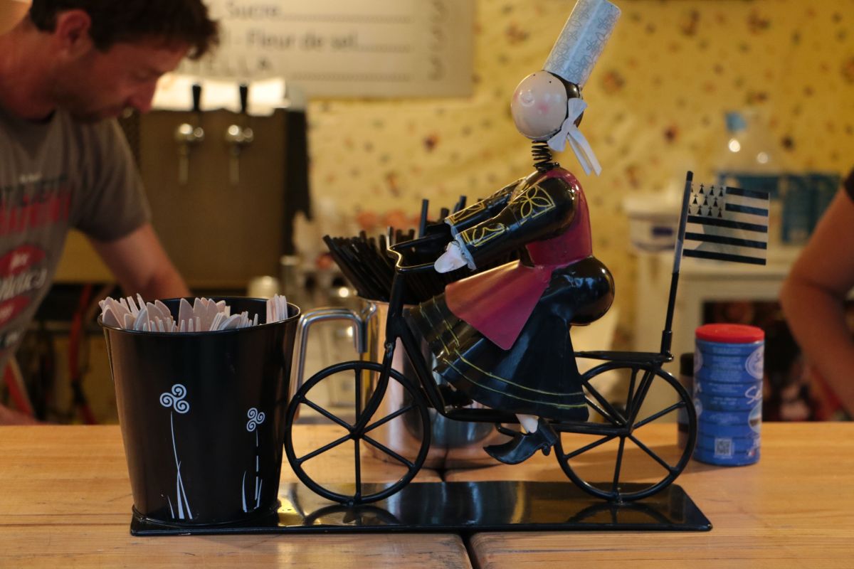 la petite bretonne à vélo