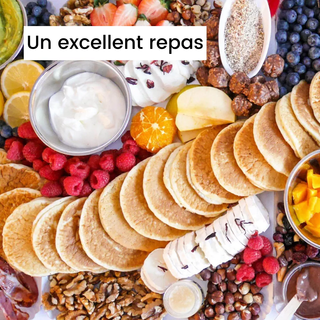 Image d'un repas à titre d'exemple