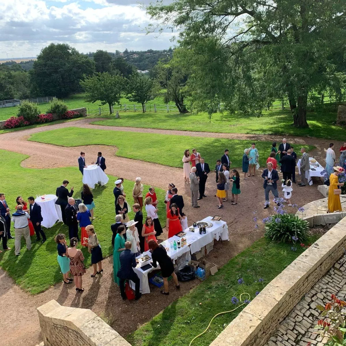 Garden party au domaine