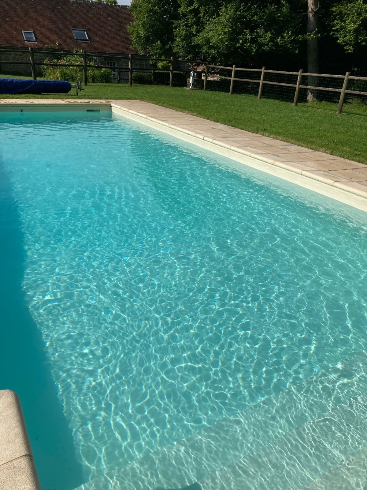 La piscine chauffée